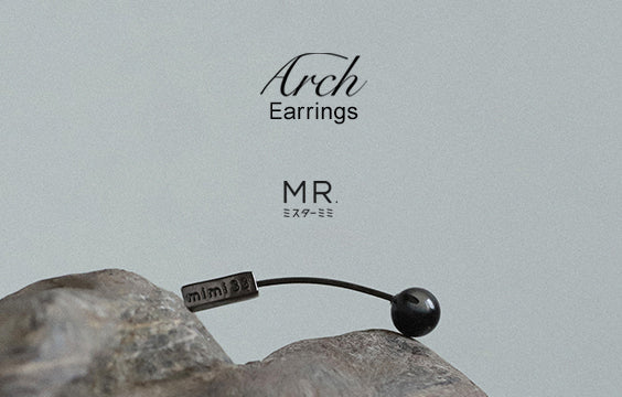 【Arch Earrings】"新鋭さは、横顔を引き立てる" (PC original)